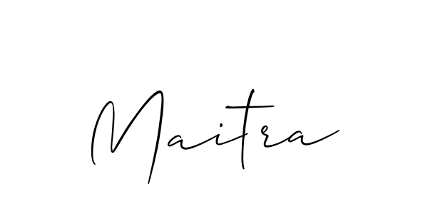 It looks lik you need a new signature style for name Maitra. Design unique handwritten (Allison_Script) signature with our free signature maker in just a few clicks. Maitra signature style 2 images and pictures png