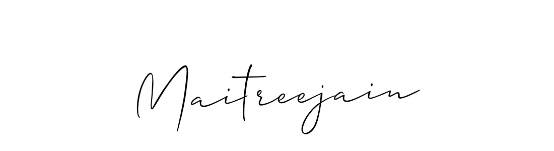 This is the best signature style for the Maitreejain name. Also you like these signature font (Allison_Script). Mix name signature. Maitreejain signature style 2 images and pictures png