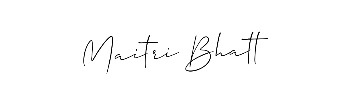 How to Draw Maitri Bhatt signature style? Allison_Script is a latest design signature styles for name Maitri Bhatt. Maitri Bhatt signature style 2 images and pictures png