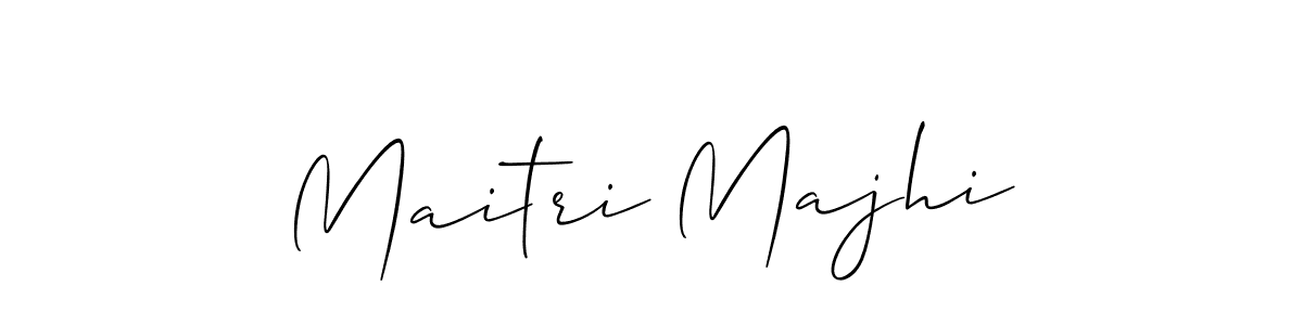 if you are searching for the best signature style for your name Maitri Majhi. so please give up your signature search. here we have designed multiple signature styles  using Allison_Script. Maitri Majhi signature style 2 images and pictures png