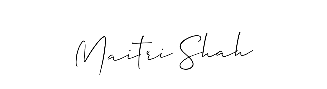 Make a short Maitri Shah signature style. Manage your documents anywhere anytime using Allison_Script. Create and add eSignatures, submit forms, share and send files easily. Maitri Shah signature style 2 images and pictures png