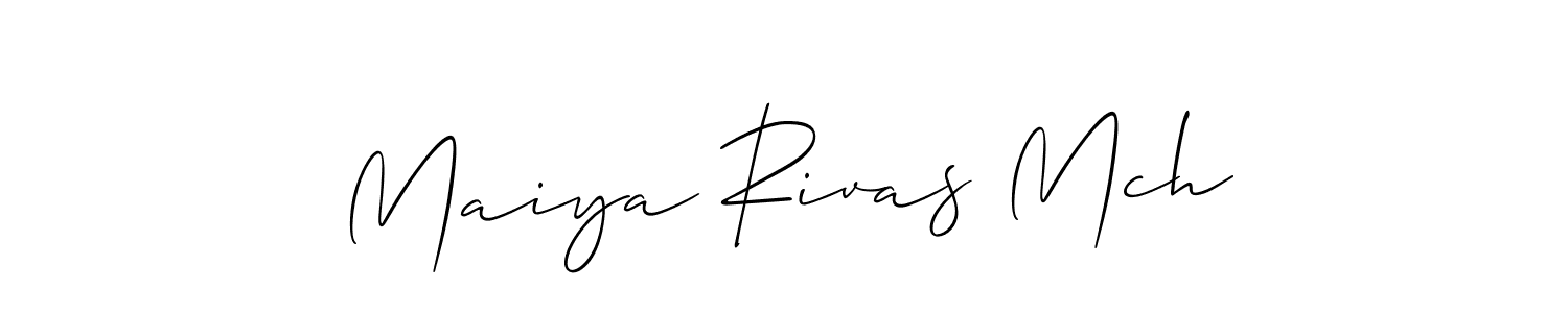 Here are the top 10 professional signature styles for the name Maiya Rivas Mch. These are the best autograph styles you can use for your name. Maiya Rivas Mch signature style 2 images and pictures png