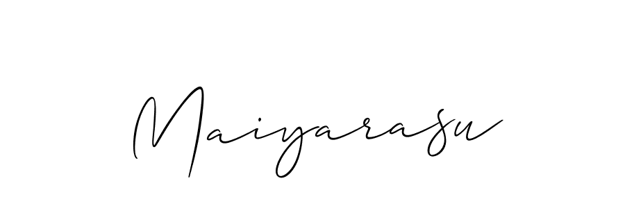 Best and Professional Signature Style for Maiyarasu. Allison_Script Best Signature Style Collection. Maiyarasu signature style 2 images and pictures png
