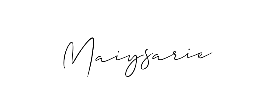 You should practise on your own different ways (Allison_Script) to write your name (Maiysarie) in signature. don't let someone else do it for you. Maiysarie signature style 2 images and pictures png
