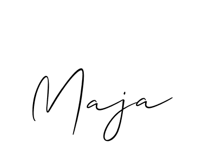 How to make Maja name signature. Use Allison_Script style for creating short signs online. This is the latest handwritten sign. Maja signature style 2 images and pictures png