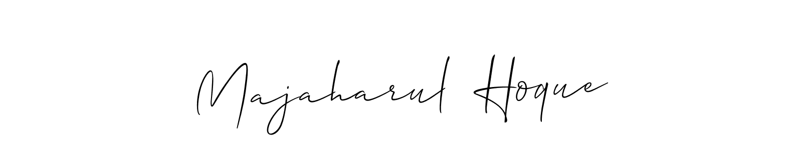 How to make Majaharul  Hoque signature? Allison_Script is a professional autograph style. Create handwritten signature for Majaharul  Hoque name. Majaharul  Hoque signature style 2 images and pictures png