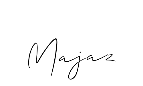 Make a beautiful signature design for name Majaz. With this signature (Allison_Script) style, you can create a handwritten signature for free. Majaz signature style 2 images and pictures png