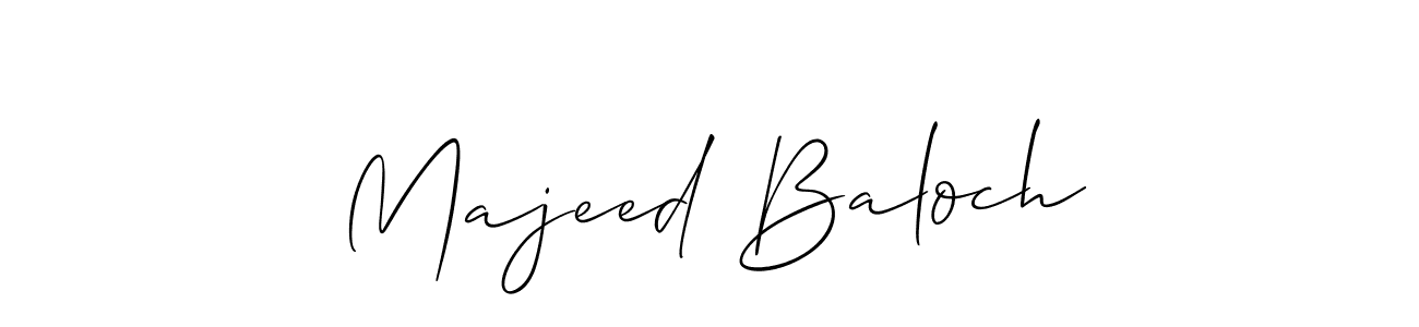 You should practise on your own different ways (Allison_Script) to write your name (Majeed Baloch) in signature. don't let someone else do it for you. Majeed Baloch signature style 2 images and pictures png