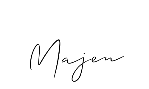 Also You can easily find your signature by using the search form. We will create Majen name handwritten signature images for you free of cost using Allison_Script sign style. Majen signature style 2 images and pictures png