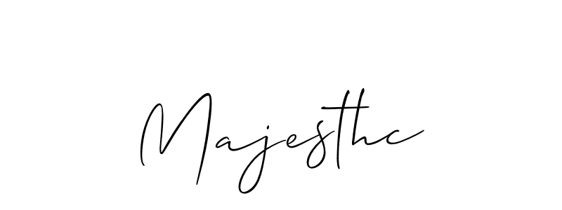 Majesthc stylish signature style. Best Handwritten Sign (Allison_Script) for my name. Handwritten Signature Collection Ideas for my name Majesthc. Majesthc signature style 2 images and pictures png