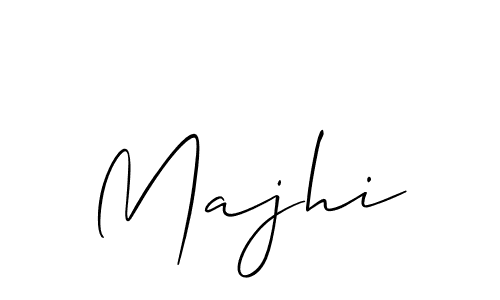 How to Draw Majhi signature style? Allison_Script is a latest design signature styles for name Majhi. Majhi signature style 2 images and pictures png