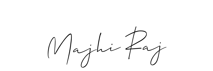 It looks lik you need a new signature style for name Majhi Raj. Design unique handwritten (Allison_Script) signature with our free signature maker in just a few clicks. Majhi Raj signature style 2 images and pictures png