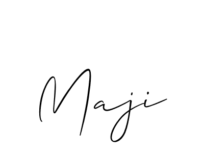 How to make Maji name signature. Use Allison_Script style for creating short signs online. This is the latest handwritten sign. Maji signature style 2 images and pictures png