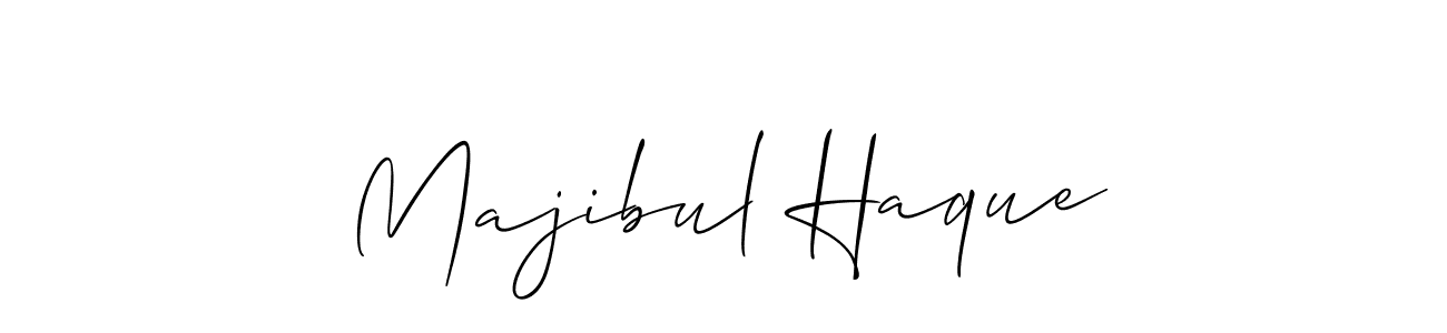 Also we have Majibul Haque name is the best signature style. Create professional handwritten signature collection using Allison_Script autograph style. Majibul Haque signature style 2 images and pictures png
