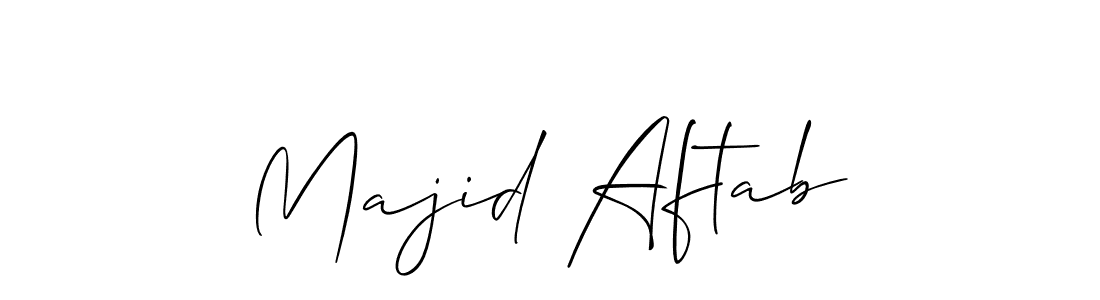 How to Draw Majid Aftab signature style? Allison_Script is a latest design signature styles for name Majid Aftab. Majid Aftab signature style 2 images and pictures png