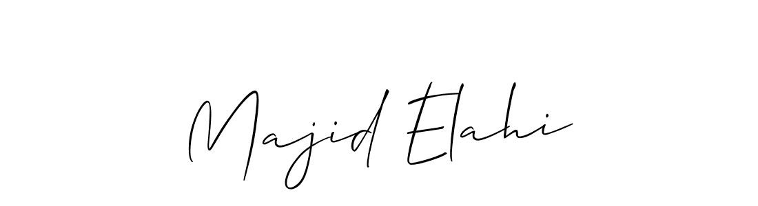 Allison_Script is a professional signature style that is perfect for those who want to add a touch of class to their signature. It is also a great choice for those who want to make their signature more unique. Get Majid Elahi name to fancy signature for free. Majid Elahi signature style 2 images and pictures png