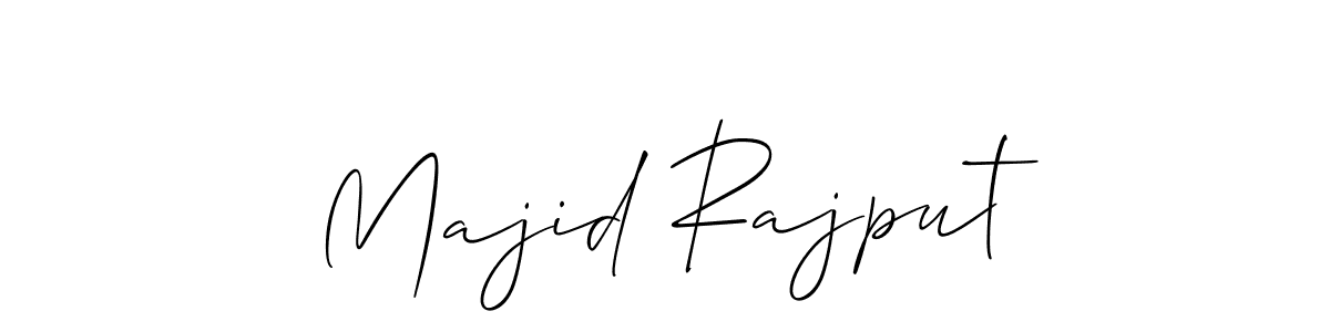 Also You can easily find your signature by using the search form. We will create Majid Rajput name handwritten signature images for you free of cost using Allison_Script sign style. Majid Rajput signature style 2 images and pictures png