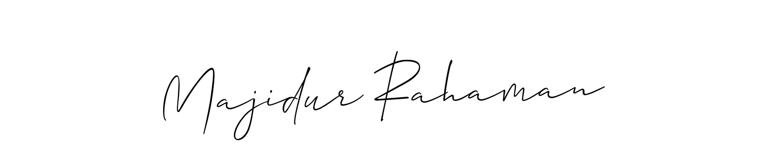 if you are searching for the best signature style for your name Majidur Rahaman. so please give up your signature search. here we have designed multiple signature styles  using Allison_Script. Majidur Rahaman signature style 2 images and pictures png