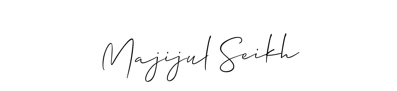 Make a beautiful signature design for name Majijul Seikh. Use this online signature maker to create a handwritten signature for free. Majijul Seikh signature style 2 images and pictures png