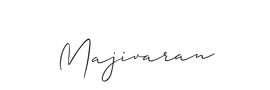 The best way (Allison_Script) to make a short signature is to pick only two or three words in your name. The name Majivaran include a total of six letters. For converting this name. Majivaran signature style 2 images and pictures png