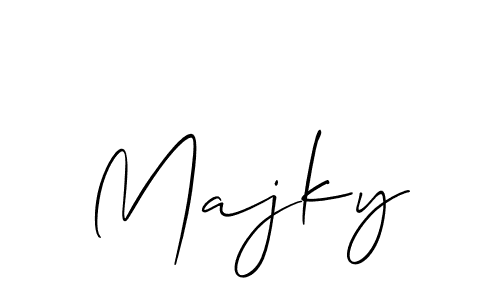 Check out images of Autograph of Majky name. Actor Majky Signature Style. Allison_Script is a professional sign style online. Majky signature style 2 images and pictures png