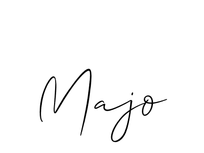 The best way (Allison_Script) to make a short signature is to pick only two or three words in your name. The name Majo include a total of six letters. For converting this name. Majo signature style 2 images and pictures png