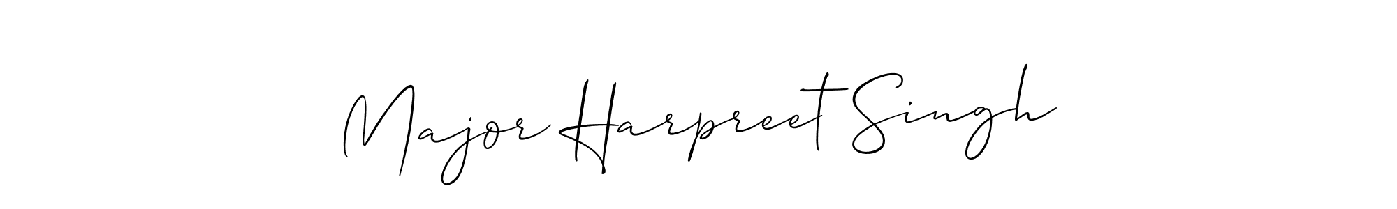 Major Harpreet Singh stylish signature style. Best Handwritten Sign (Allison_Script) for my name. Handwritten Signature Collection Ideas for my name Major Harpreet Singh. Major Harpreet Singh signature style 2 images and pictures png