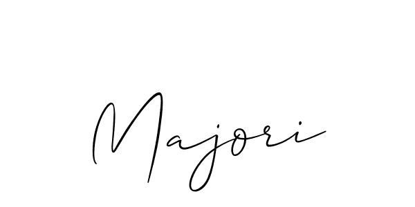 Design your own signature with our free online signature maker. With this signature software, you can create a handwritten (Allison_Script) signature for name Majori. Majori signature style 2 images and pictures png
