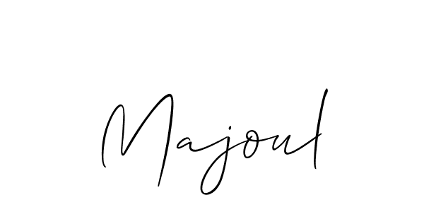 It looks lik you need a new signature style for name Majoul. Design unique handwritten (Allison_Script) signature with our free signature maker in just a few clicks. Majoul signature style 2 images and pictures png