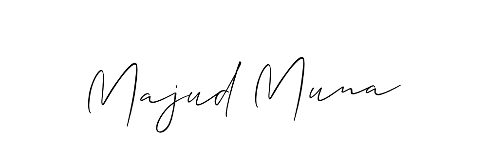 Best and Professional Signature Style for Majud Muna. Allison_Script Best Signature Style Collection. Majud Muna signature style 2 images and pictures png