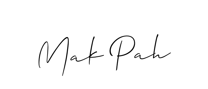 How to Draw Mak Pah signature style? Allison_Script is a latest design signature styles for name Mak Pah. Mak Pah signature style 2 images and pictures png