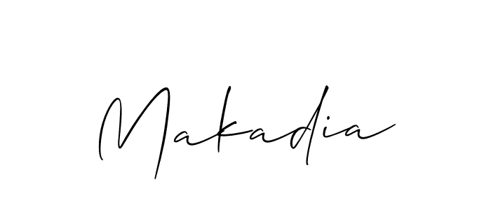 You can use this online signature creator to create a handwritten signature for the name Makadia. This is the best online autograph maker. Makadia signature style 2 images and pictures png