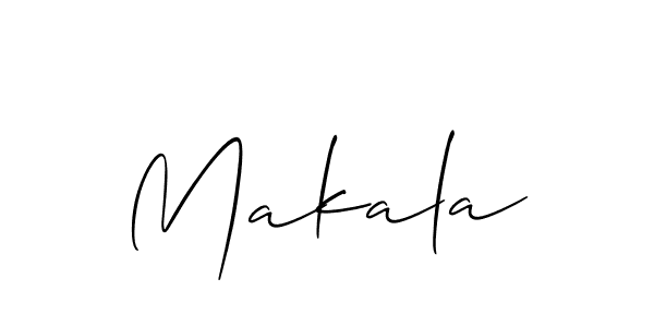 Make a short Makala signature style. Manage your documents anywhere anytime using Allison_Script. Create and add eSignatures, submit forms, share and send files easily. Makala signature style 2 images and pictures png