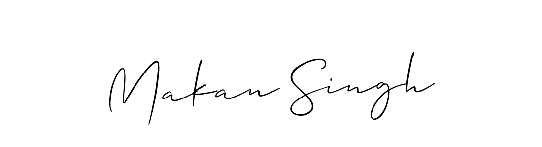 How to make Makan Singh signature? Allison_Script is a professional autograph style. Create handwritten signature for Makan Singh name. Makan Singh signature style 2 images and pictures png