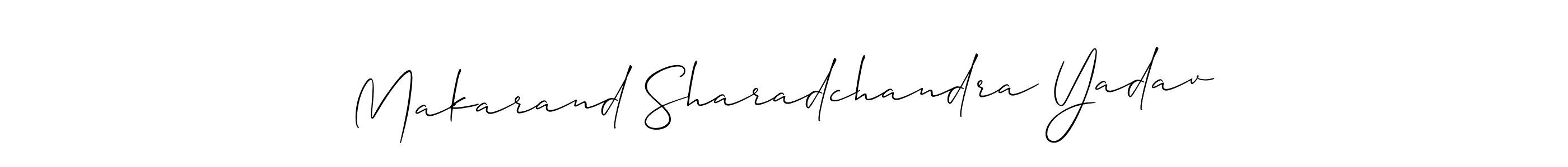 Make a beautiful signature design for name Makarand Sharadchandra Yadav. Use this online signature maker to create a handwritten signature for free. Makarand Sharadchandra Yadav signature style 2 images and pictures png