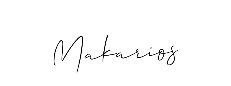 Also You can easily find your signature by using the search form. We will create Makarios name handwritten signature images for you free of cost using Allison_Script sign style. Makarios signature style 2 images and pictures png