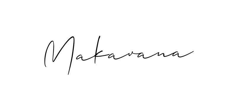 Also we have Makavana name is the best signature style. Create professional handwritten signature collection using Allison_Script autograph style. Makavana signature style 2 images and pictures png