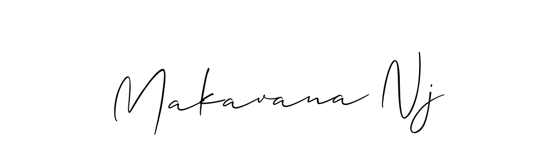 Make a short Makavana Nj signature style. Manage your documents anywhere anytime using Allison_Script. Create and add eSignatures, submit forms, share and send files easily. Makavana Nj signature style 2 images and pictures png