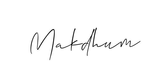 Once you've used our free online signature maker to create your best signature Allison_Script style, it's time to enjoy all of the benefits that Makdhum name signing documents. Makdhum signature style 2 images and pictures png