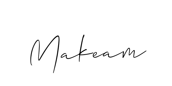 Similarly Allison_Script is the best handwritten signature design. Signature creator online .You can use it as an online autograph creator for name Makeam. Makeam signature style 2 images and pictures png
