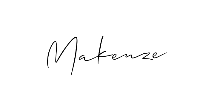 How to make Makenze signature? Allison_Script is a professional autograph style. Create handwritten signature for Makenze name. Makenze signature style 2 images and pictures png
