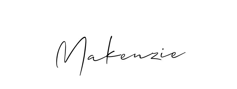 How to make Makenzie name signature. Use Allison_Script style for creating short signs online. This is the latest handwritten sign. Makenzie signature style 2 images and pictures png