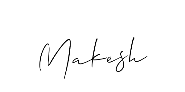 Also we have Makesh name is the best signature style. Create professional handwritten signature collection using Allison_Script autograph style. Makesh signature style 2 images and pictures png