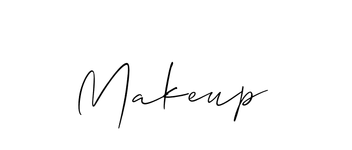 Similarly Allison_Script is the best handwritten signature design. Signature creator online .You can use it as an online autograph creator for name Makeup . Makeup  signature style 2 images and pictures png