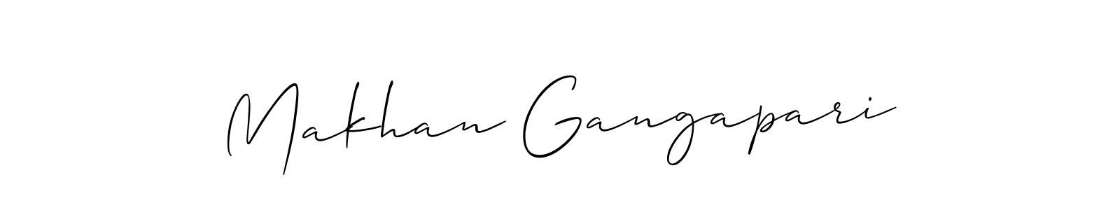 Make a beautiful signature design for name Makhan Gangapari. Use this online signature maker to create a handwritten signature for free. Makhan Gangapari signature style 2 images and pictures png