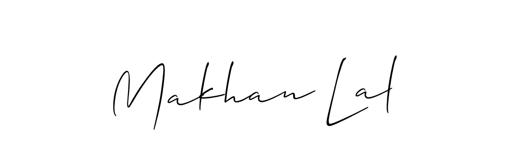 It looks lik you need a new signature style for name Makhan Lal. Design unique handwritten (Allison_Script) signature with our free signature maker in just a few clicks. Makhan Lal signature style 2 images and pictures png