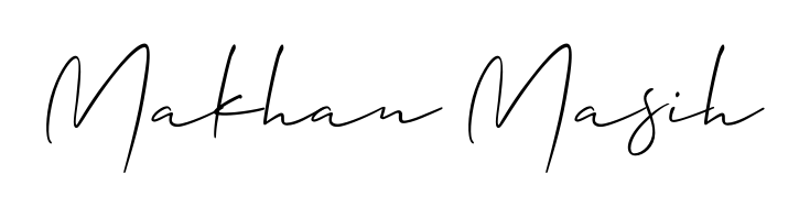 Get an exclusive digital autograph for Makhan Masih. The Allison_Script typeface captures the charm of real penmanship on paper. Makhan Masih signature style 2 images and pictures png