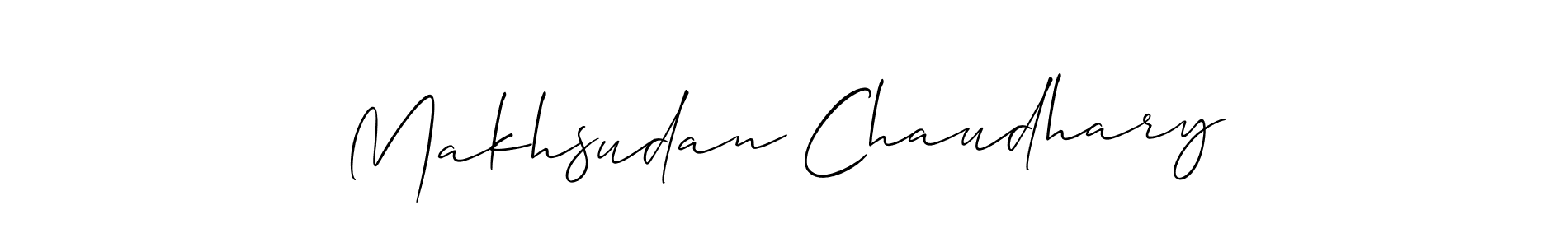 Similarly Allison_Script is the best handwritten signature design. Signature creator online .You can use it as an online autograph creator for name Makhsudan Chaudhary. Makhsudan Chaudhary signature style 2 images and pictures png