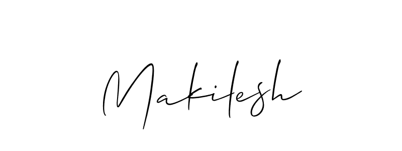 How to Draw Makilesh signature style? Allison_Script is a latest design signature styles for name Makilesh. Makilesh signature style 2 images and pictures png