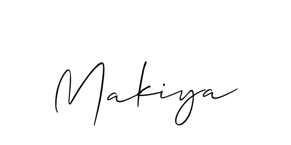 It looks lik you need a new signature style for name Makiya. Design unique handwritten (Allison_Script) signature with our free signature maker in just a few clicks. Makiya signature style 2 images and pictures png
